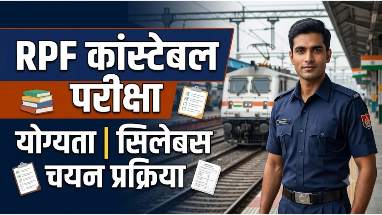 RPF कांस्टेबल परीक्षा की संपूर्ण जानकारी हिंदी में: