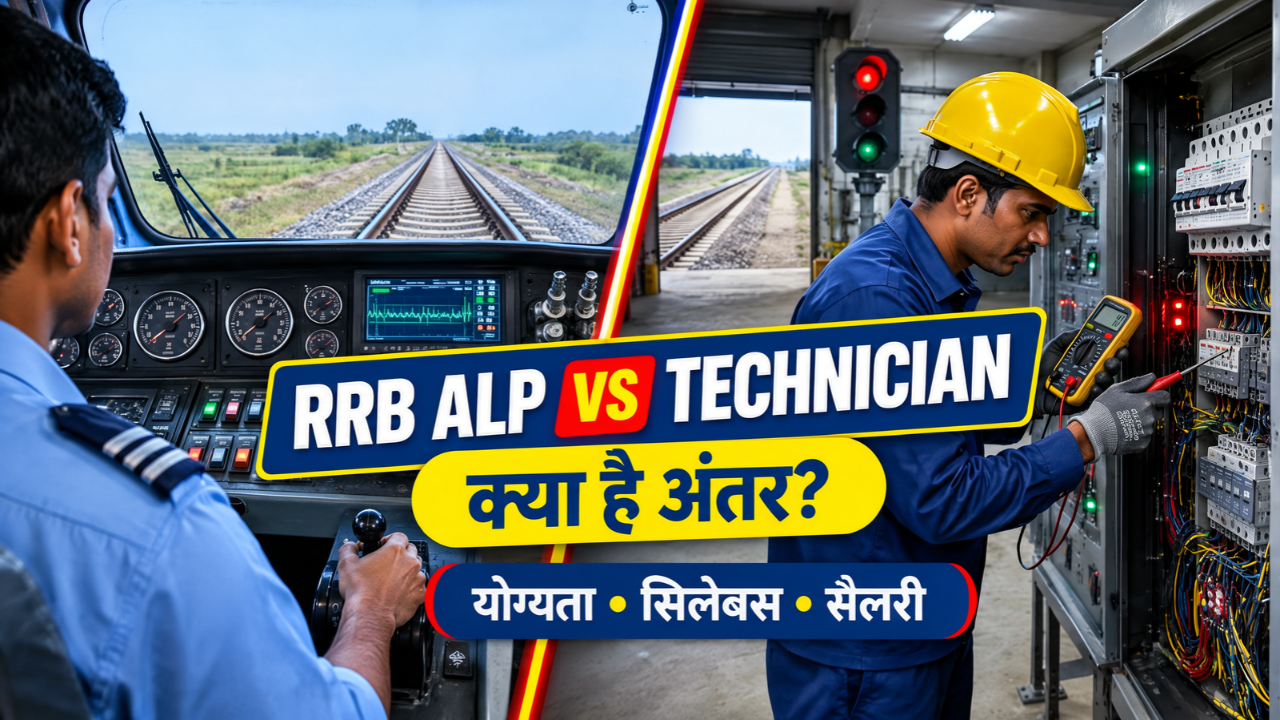 RRB ALP और Technician परीक्षामेंक्याअंतरहै?