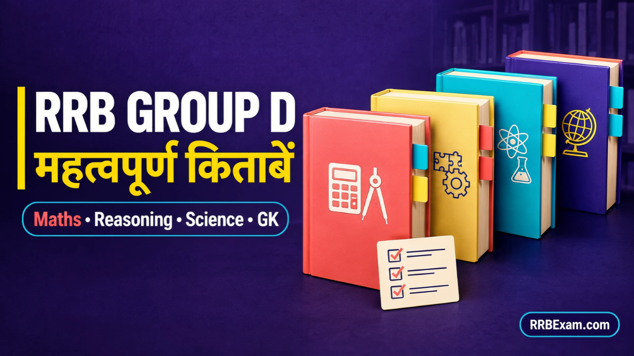 RRB Group D कीतैयारीकेलिएमहत्वपूर्णकिताबें