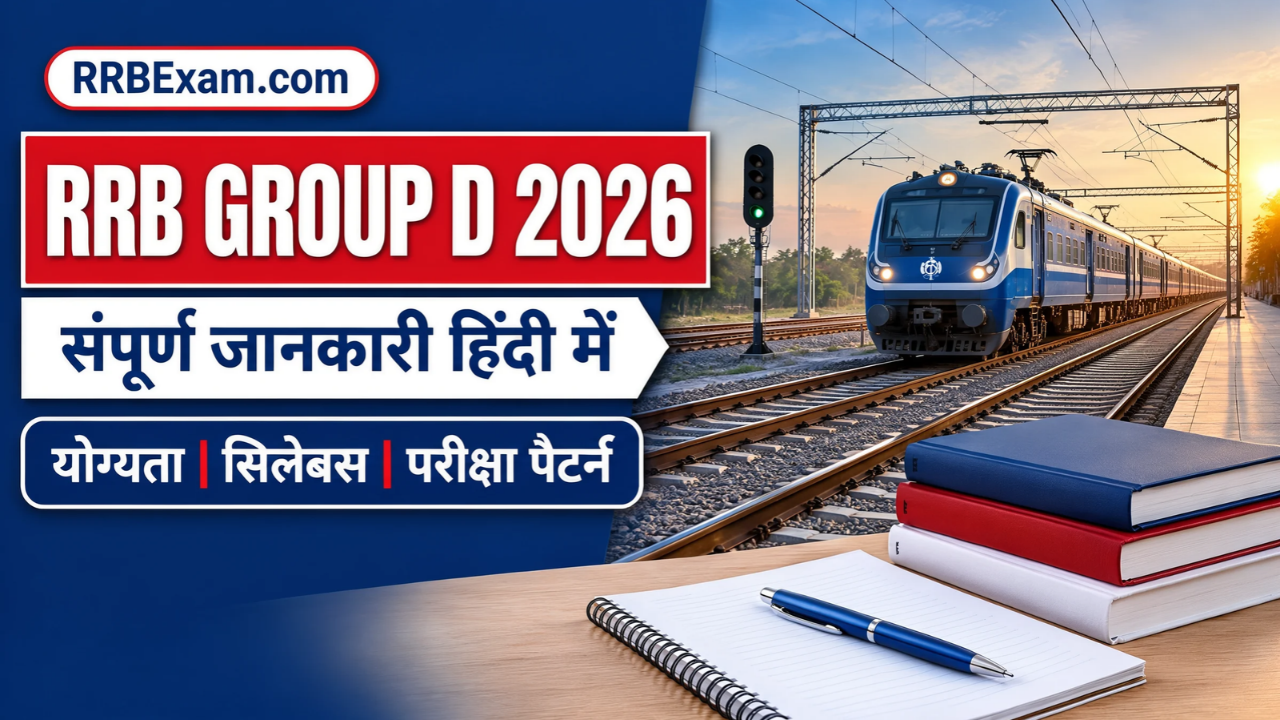 RRB Group D परीक्षा की संपूर्ण जानकारी हिंदी में: