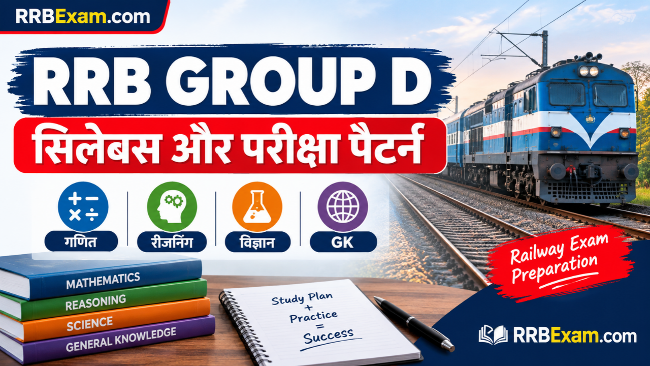 RRB Group D सिलेबसऔरपरीक्षापैटर्न