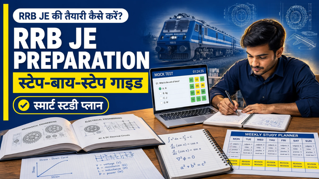 RRB JE कीतैयारीकैसेकरें? स्टेप-बाय-स्टेपगाइड