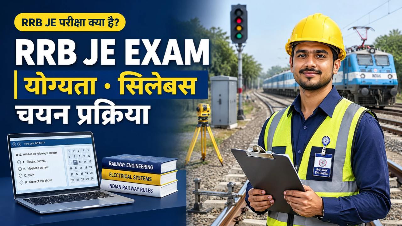 RRB JE परीक्षा क्या है? योग्यता, सिलेबस और चयन प्रक्रिया