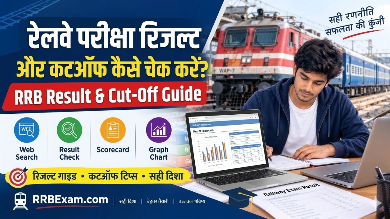 रेलवे परीक्षा का रिजल्ट और कटऑफ कैसे चेक करें? जानें स्टेप-बाय-स्टेप प्रक्रिया