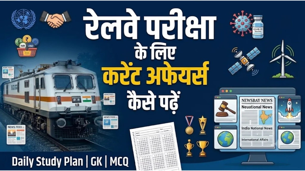 रेलवे परीक्षा के लिए करेंट अफेयर्स कैसे पढ़ें?