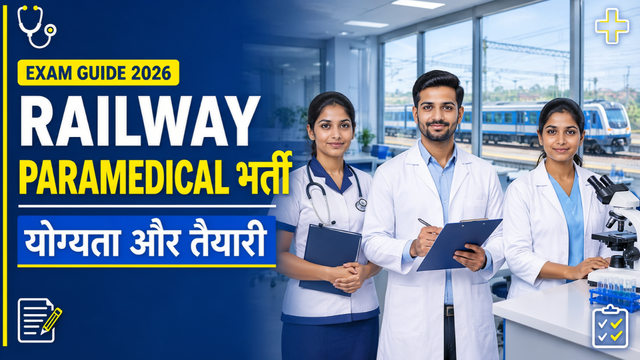 रेलवेपैरामेडिकलभर्तीपरीक्षा:योग्यताऔरतैयारी