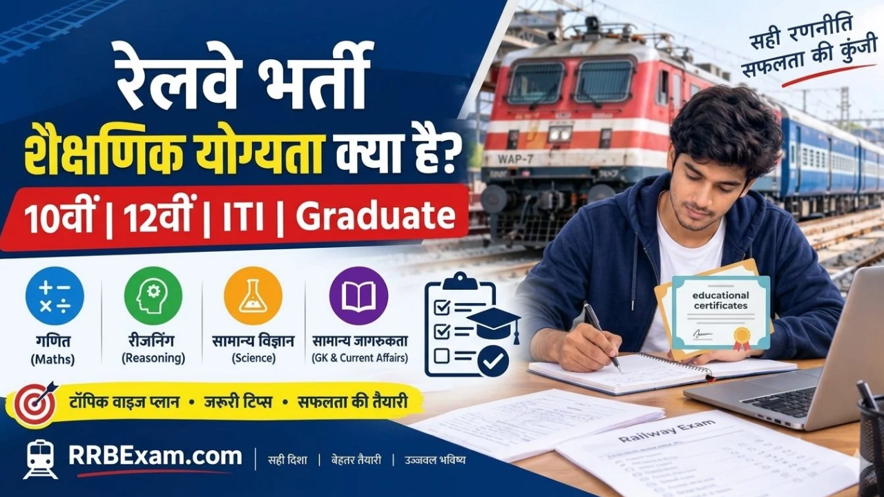 रेलवे भर्ती के लिए शैक्षणिक योग्यता क्या होनी चाहिए? संपूर्ण गाइड