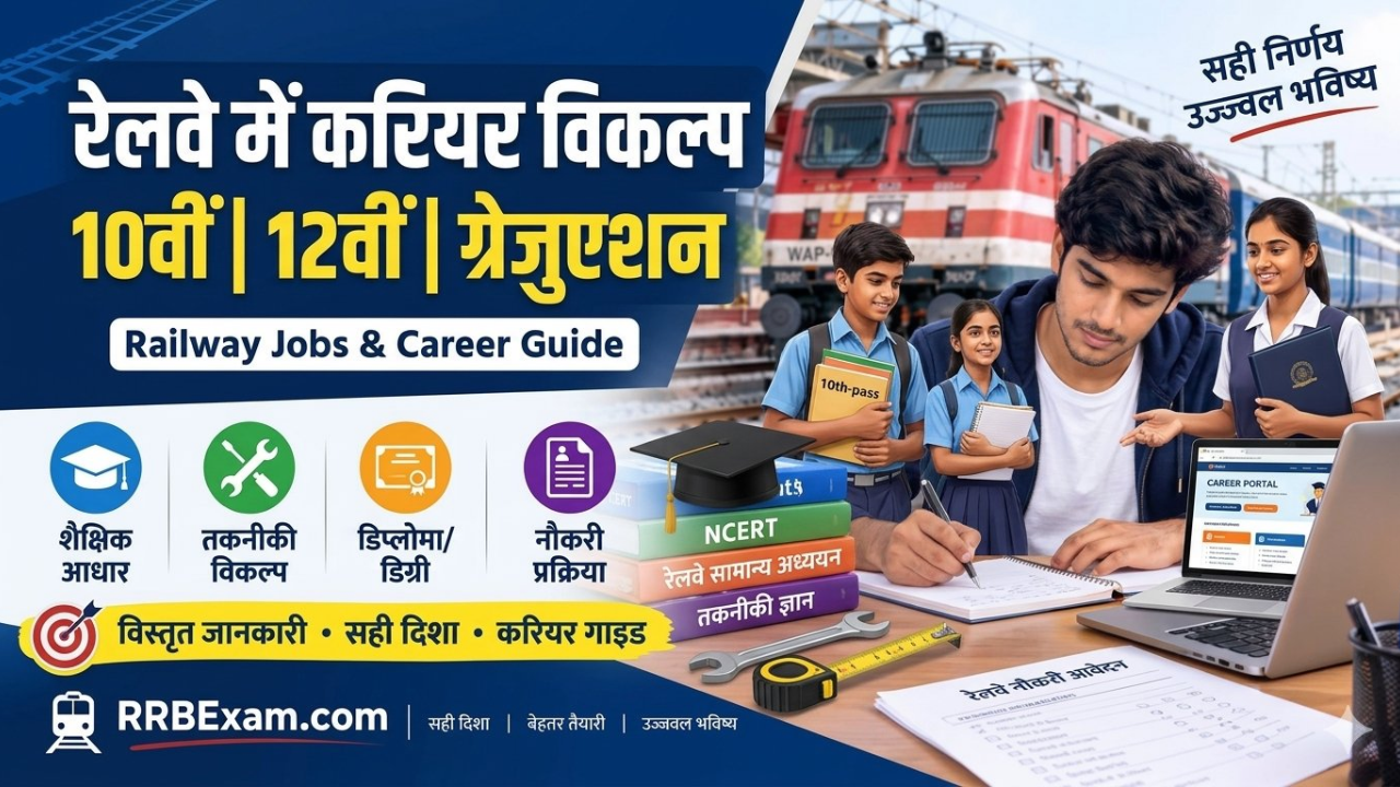 रेलवे में 10वीं, 12वीं और ग्रेजुएशन के बाद करियर विकल्प