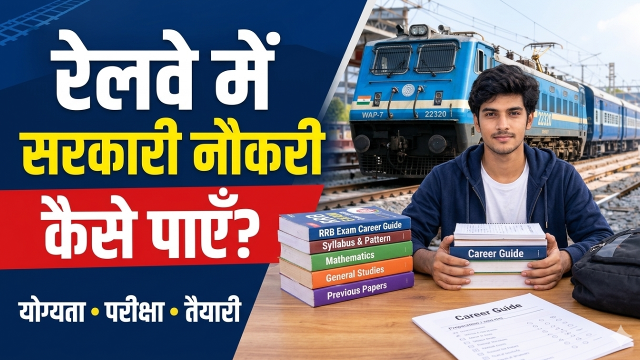 रेलवे में सरकारी नौकरी कैसे पाएँ? संपूर्ण करियर गाइड